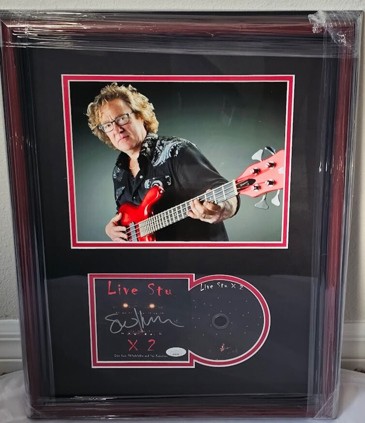 Stuart Hamm Signed CD Joe Satriani Bassist Live CD Autographed JSA Authenticated