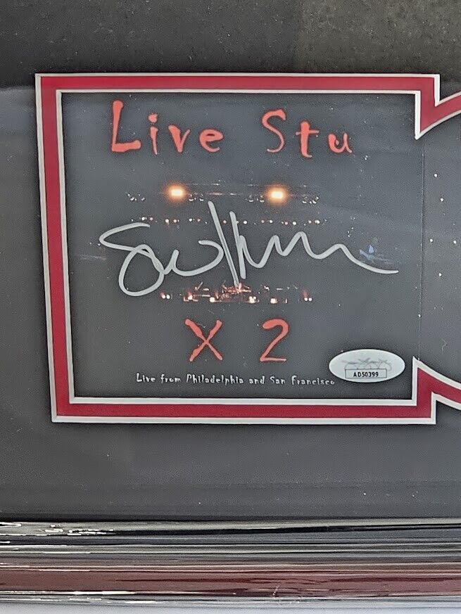 Stuart Hamm Signed CD Joe Satriani Bassist Live CD Autographed JSA Authenticated