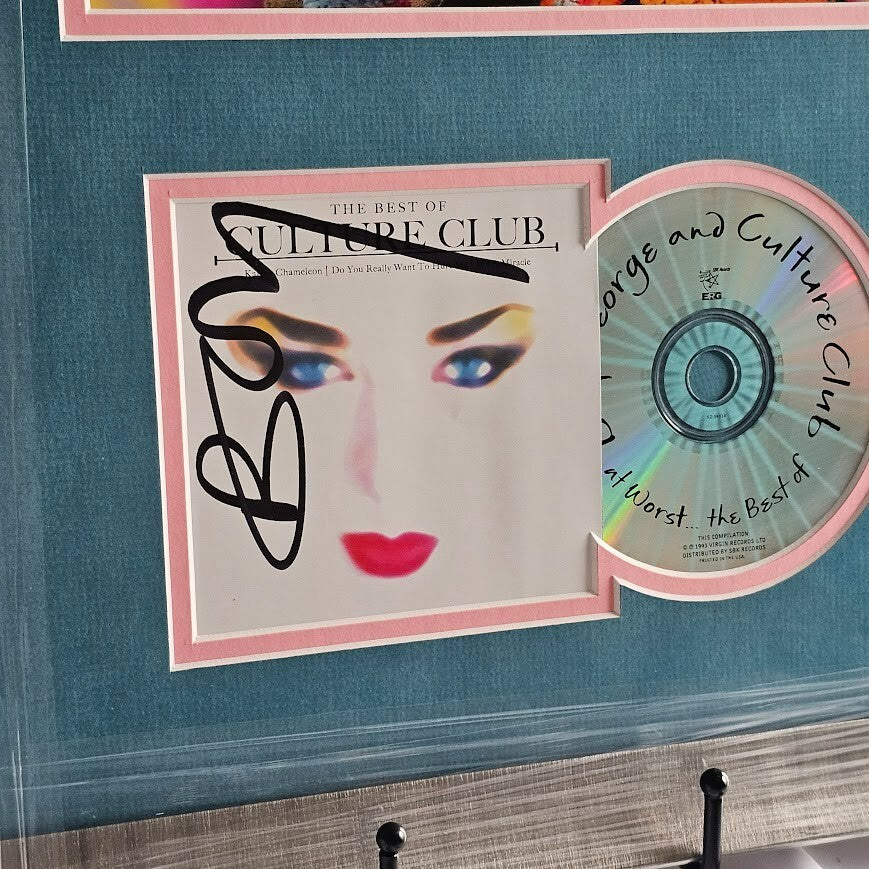 Boy George  Signed The Best of Culture Club  Autographed CD  Authenticated COA