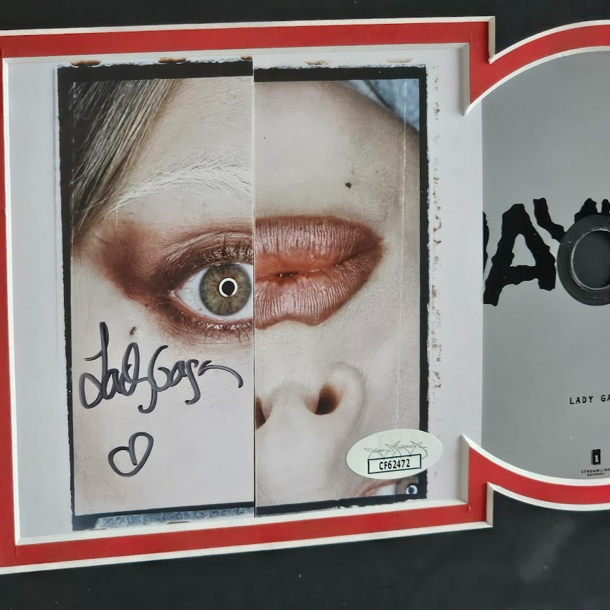 Lady Gaga Signed Mayhem  Autographed CD  Authenticated JSA COA Framed