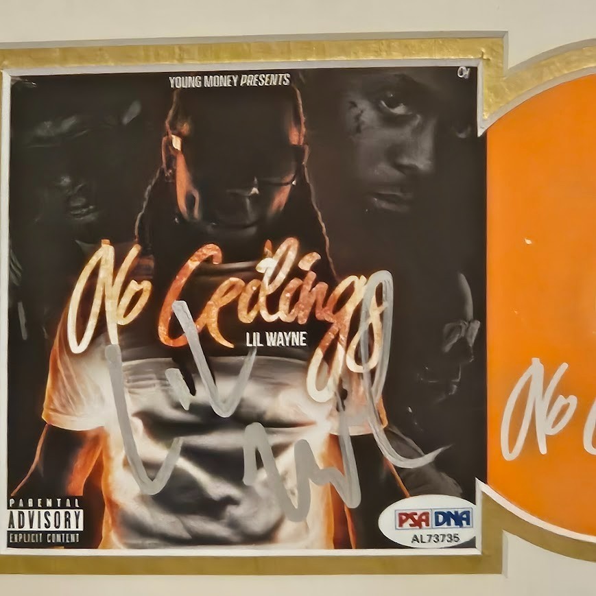 Lil Wayne PSA/DNA Autographed No Ceilings CD West Young Money YMCMB