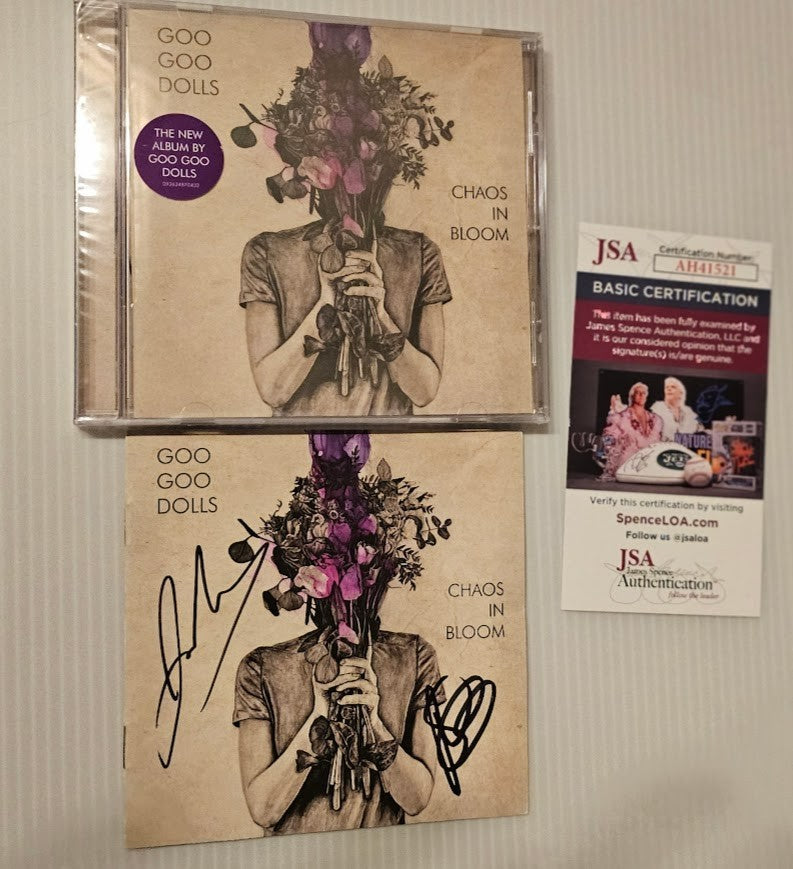 Goo Goo Dolls  Signed Autographed Chaos in Bloom CD JSA COA