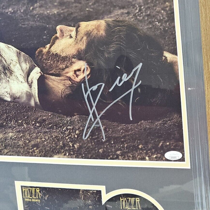 Hozier Signed Autographed Unreal Unearth LP  JSA Certified  Framed