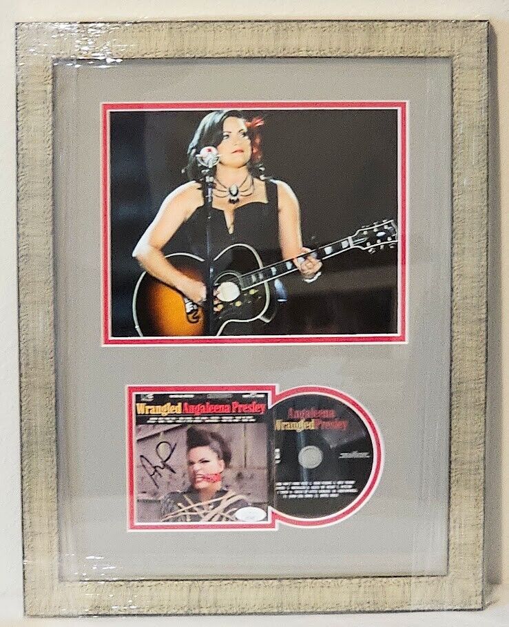 Angaleena Presley Signed Wrangled CD Autographed JSA Certified Framed