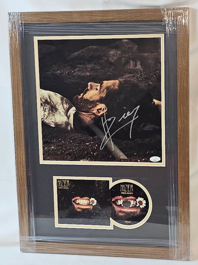 Hozier Signed Autographed Unreal Unearth LP  JSA Certified  Framed