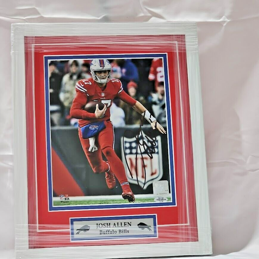 Josh Allen Signed Autographed 8x10  Fanatics picture COA Buffalo Bills