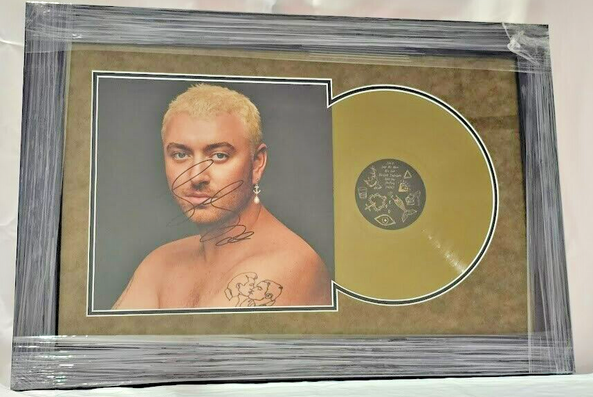 Sam Smith  Signed Gloria LP JSA Authenticated Gold  Limited edition Album Record