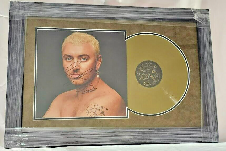 Sam Smith  Signed Gloria LP JSA Authenticated Gold  Limited edition Album Record