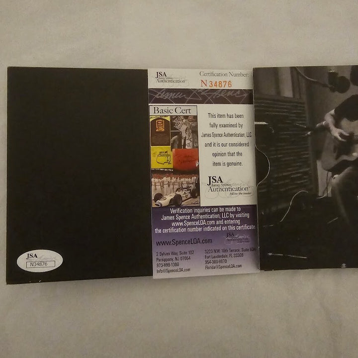Jackson Browne Signed CD Time the Conqueror Autographed JSA certified Framed