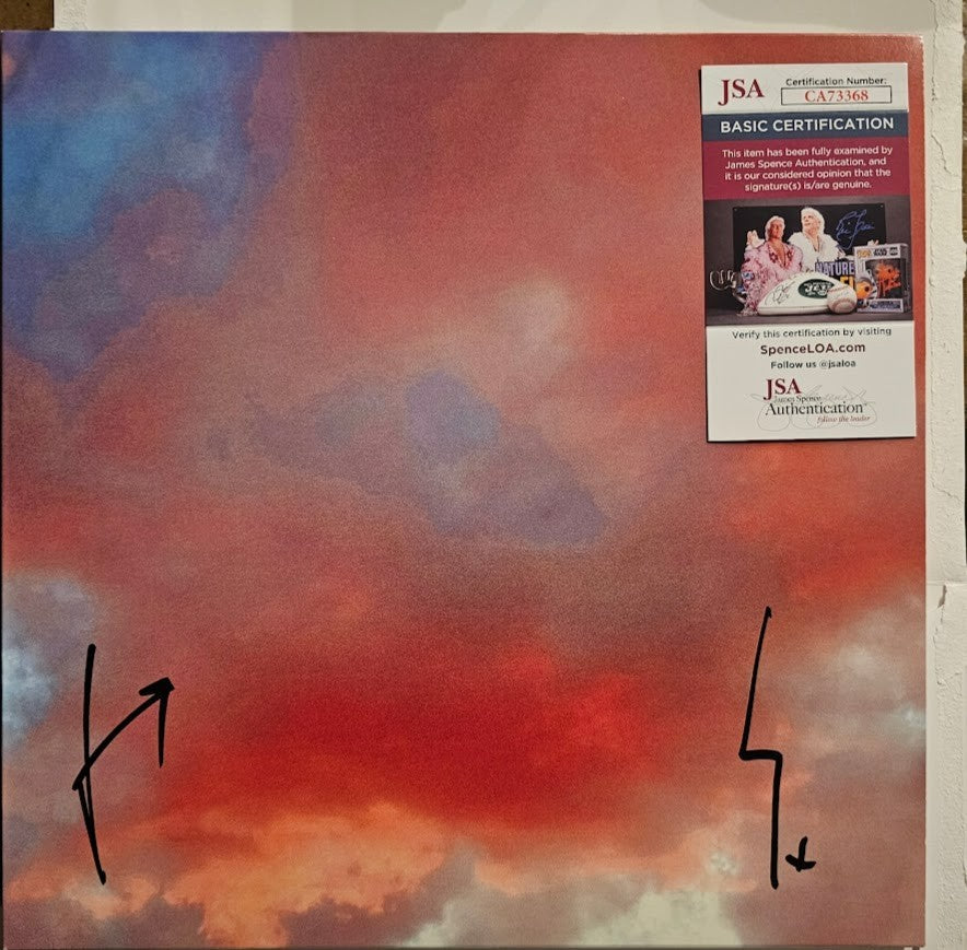 30 Seconds to Mars It's the End of the World  Blue LP Record Vinyl JSA COA