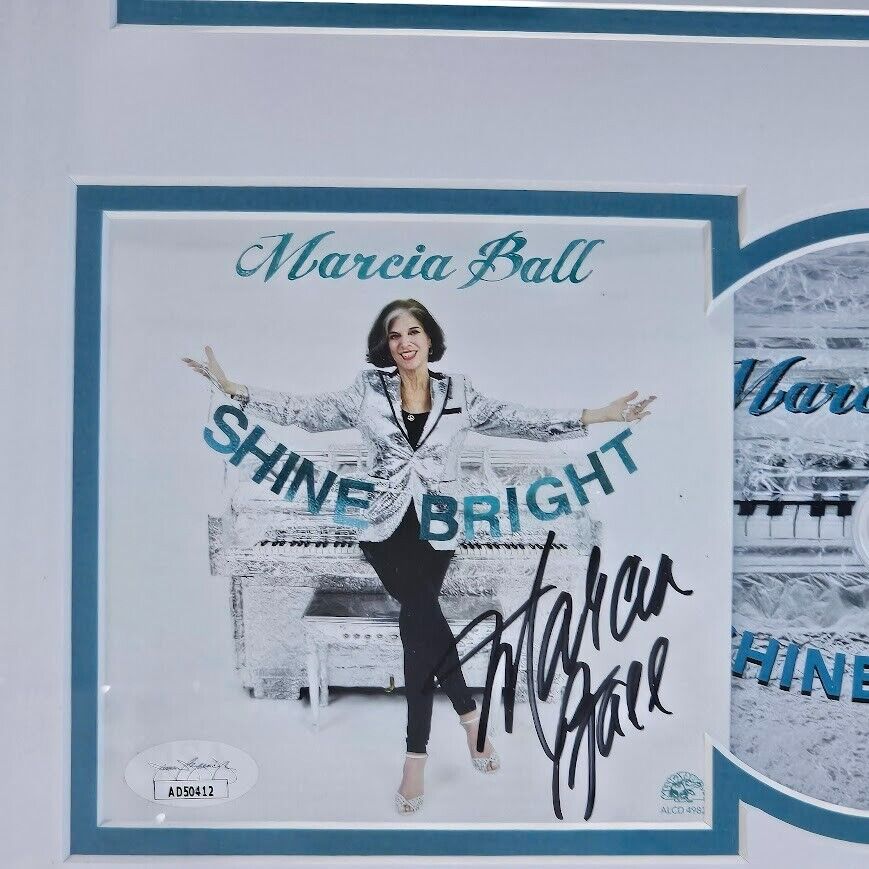 Marcia Ball  Signed Autographed Shine Bright  CD JSA COA Framed