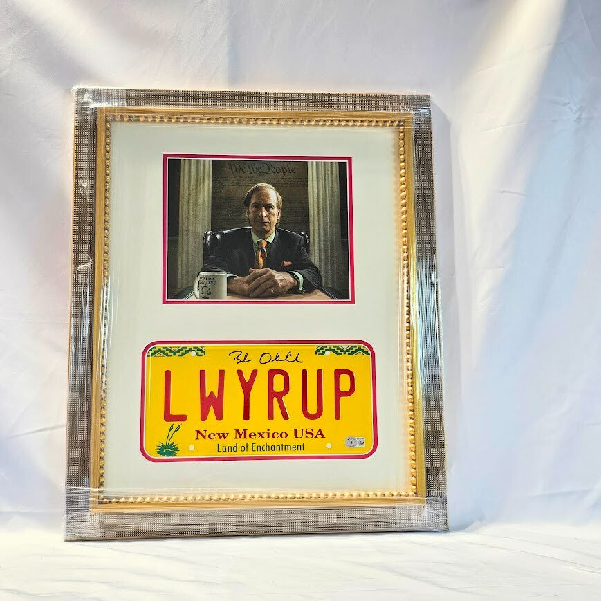 Bob Odenkirk Signed autographed Breaking Bad License plate BECKETT BAS Witnessed