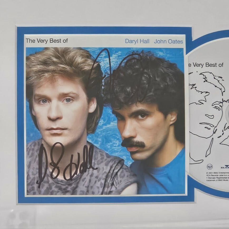 Daryl Hall & John Oates Autographed Signed  The Best of CD Framed  COA