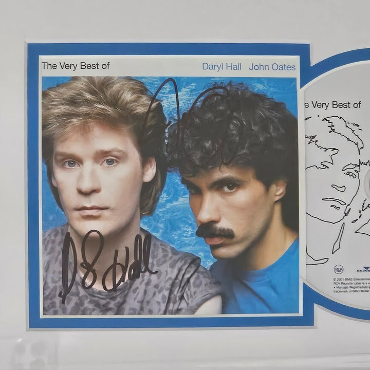 Daryl Hall & John Oates Autographed Signed  The Best of CD Framed  COA