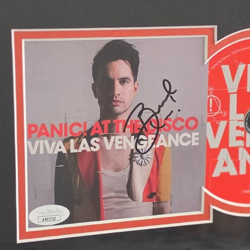 Brendon Urie Panic at the Disco Signed Autographed Viva Las Vengance CD JSA COA