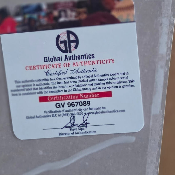 The Weekend Signed Autographed Hurry Up Tomorrow CD Framed Global Authentics COA