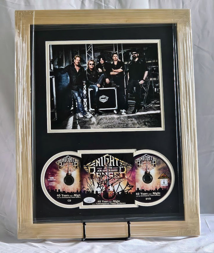Night Ranger Band SIGNED  Autographed CD 40 Years and a Night  JSA COA