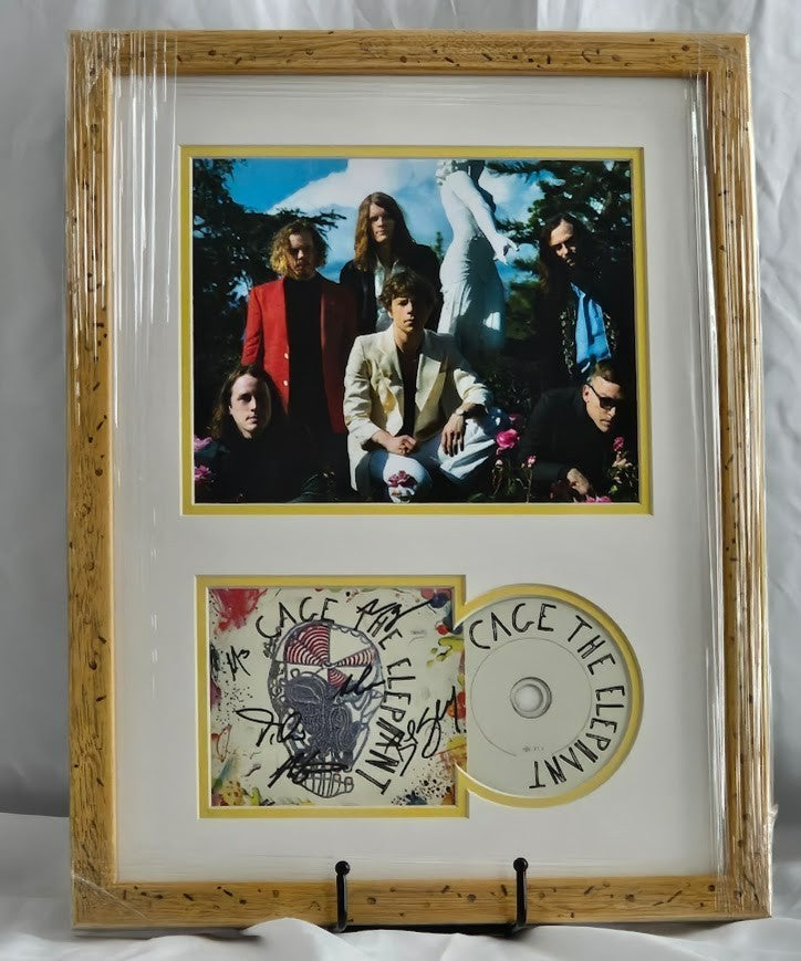Cage the Elephant Band Signed Autograph Self titled CD Framed JSA COA  Certified