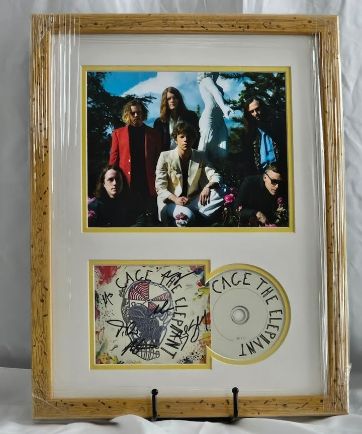 Cage the Elephant Band Signed Autograph Self titled CD Framed JSA COA  Certified