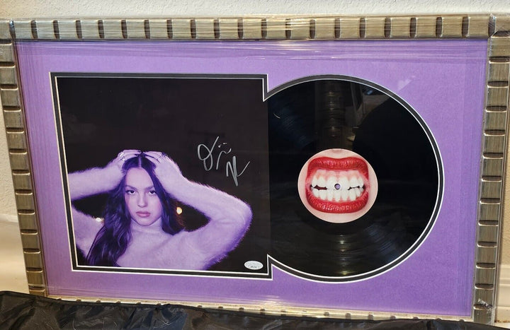 Olivia Rodrigo Signed Autographed  Guts LP  JSA Certified Professionally Framed