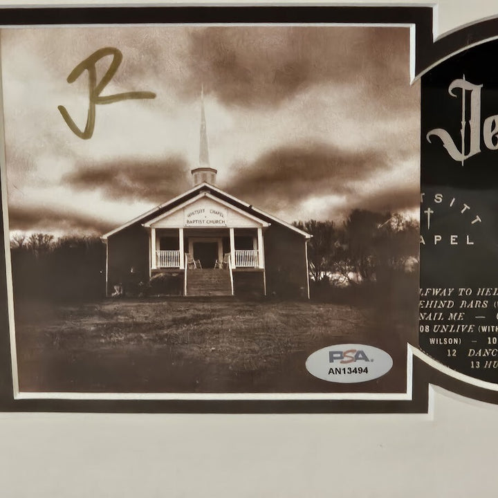 Jelly Roll signed Whitsitt Chapel CD  PSA DNA COA Autographed Framed