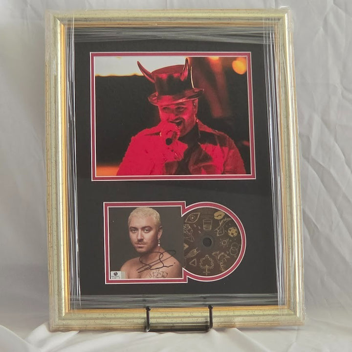 Sam Smith Signed Autographed Gloria CD Framed Global Authentics COA Framed