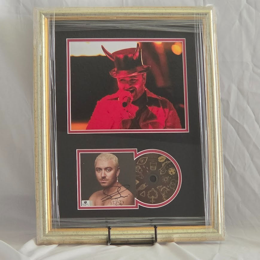 Sam Smith Signed Autographed Gloria CD Framed Global Authentics COA Framed