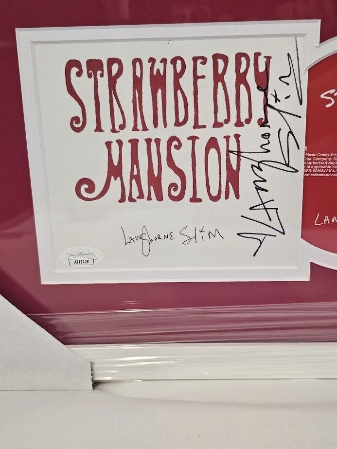 Langhorne Slim  Signed Autographed Strawberry Mansion CD JSA framed