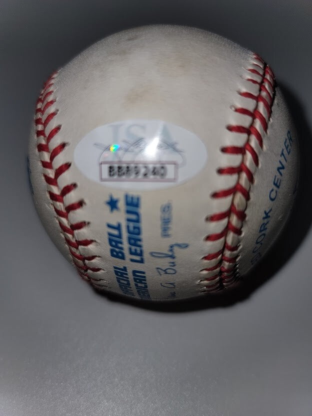 Whitey Ford  signed autographed Official American  League Baseball  JSA COA*