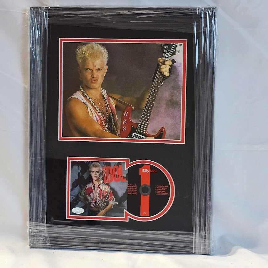 Billy Idol  Signed Autographed Live from the Roxy CD JSA Authenticated