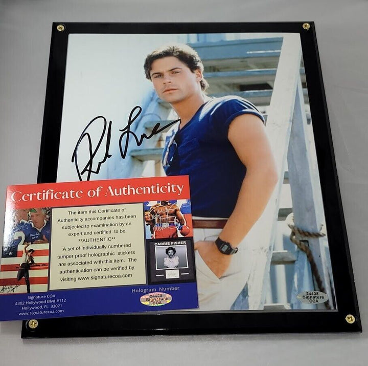 Rob Lowe Signed Autographed Picture Photo COA West Wing St. Elmos Fire