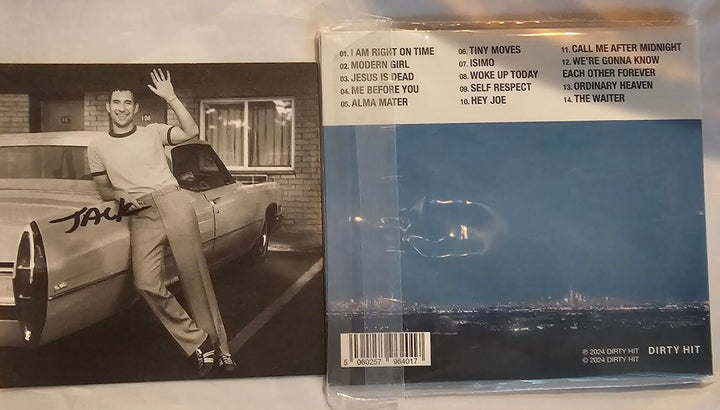 Bleachers Jack Antonoff  Signed Autograph Dirty Hit CD art card  New - unopened