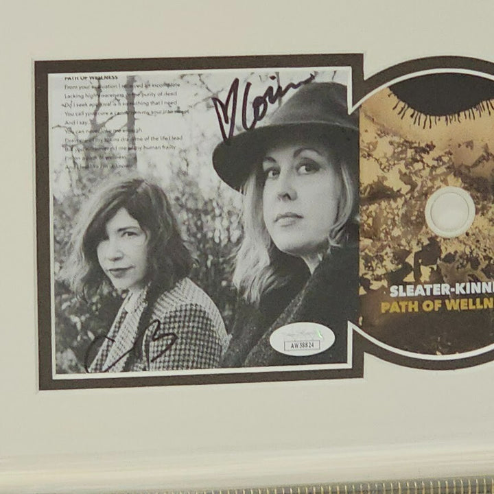 Sleater-Kinney  Signed Autographed Path of Wellness  CD JSA  Certified