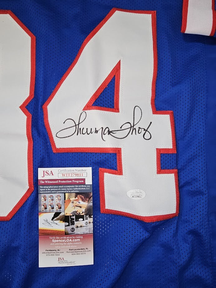 Thurman Thomas signed  Jersey Buffalo Bills JSA Authenticated XL