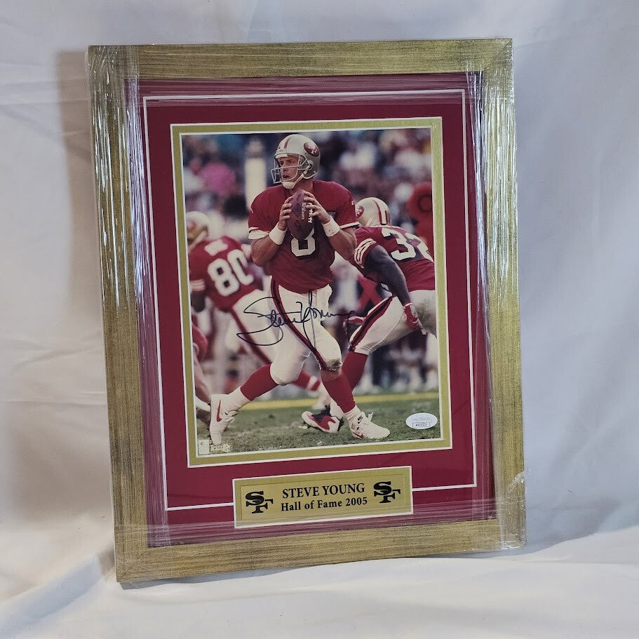 Steve Young Signed Autographed 8x10 Picture San Francisco 49ers  JSA COA