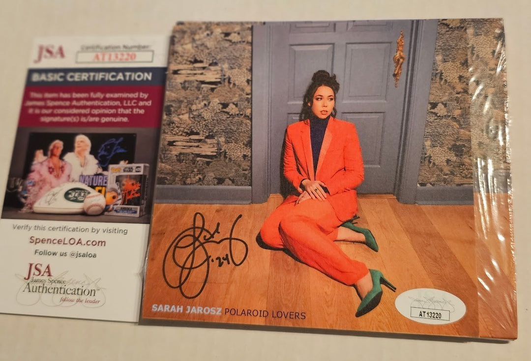 Sarah Jarosz Signed Autographed Poloroid Lovers  CD JSA Certified COA