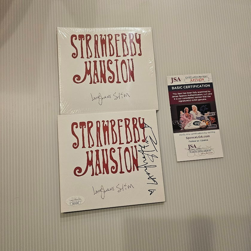 Langhorne Slim Signed Autographed Strawberry Mansion CD JSA