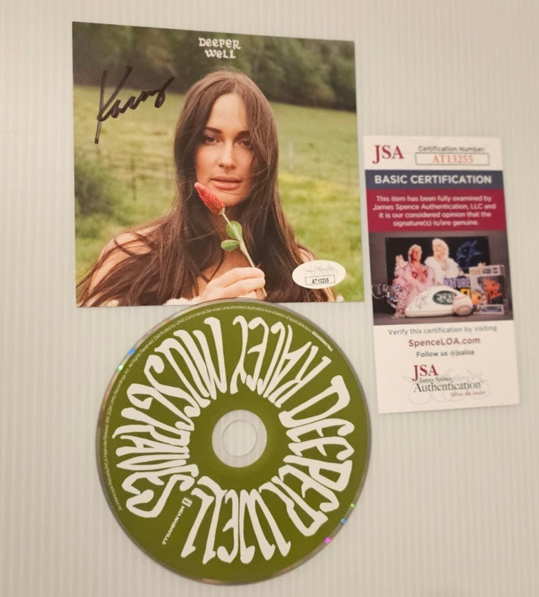 Kacey Musgraves Signed Autographed Deeper Well  CD JSA