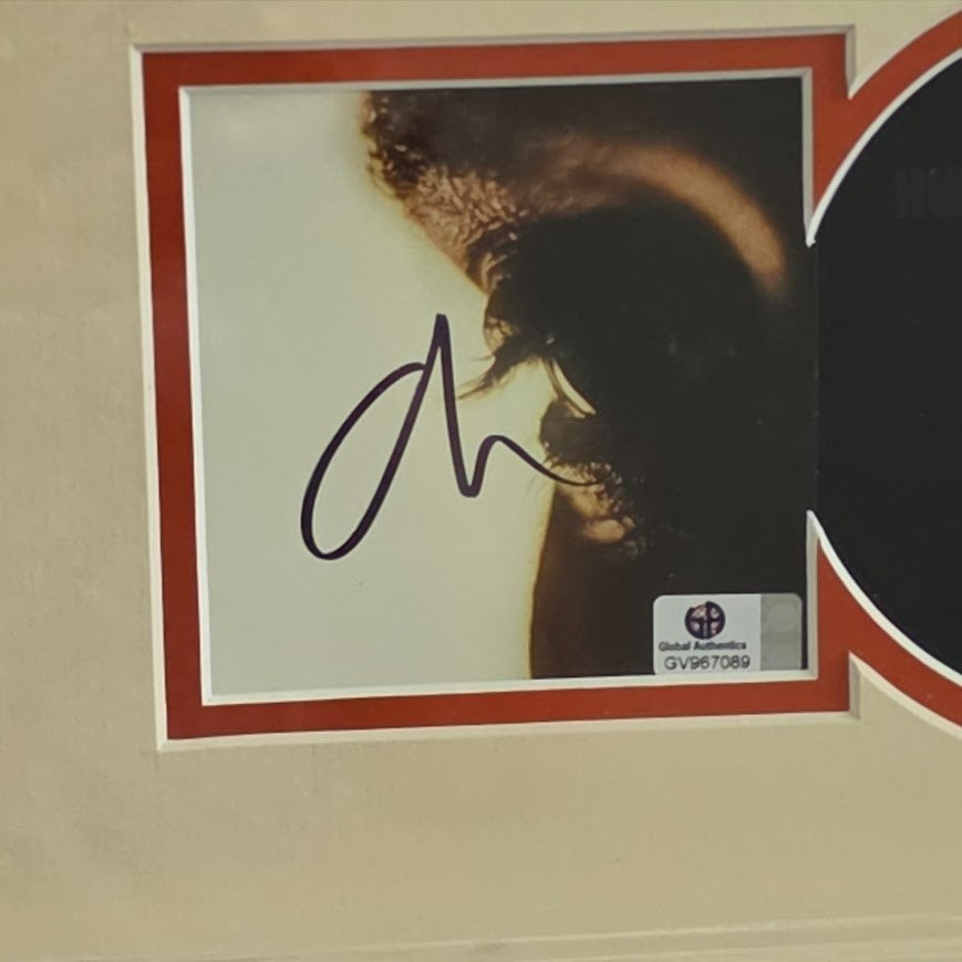 The Weekend Signed Autographed Hurry Up Tomorrow CD Framed Global Authentics COA