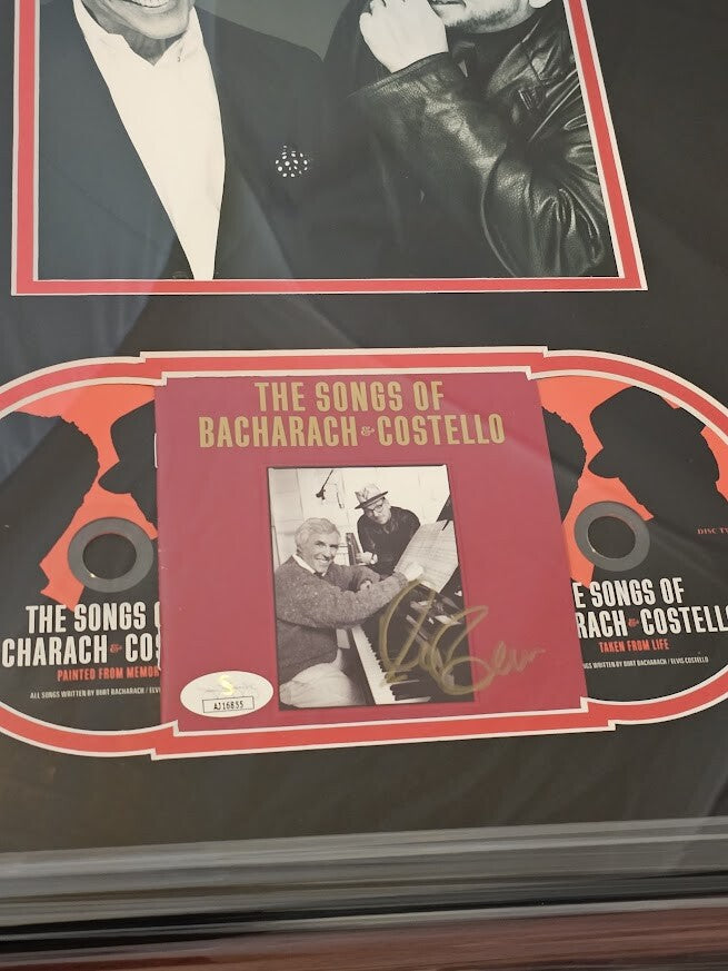 Elvis Costello Signed The Songs of Bacharach & Costello CD JSA COA