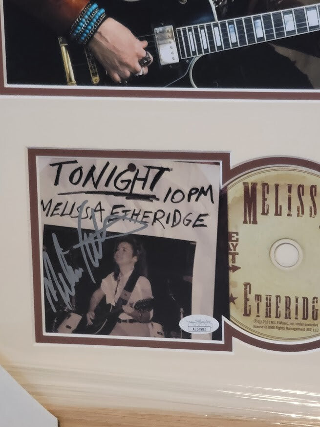 Melissa Ethridge  signed autographed CD One way Out JSA Certified Framed
