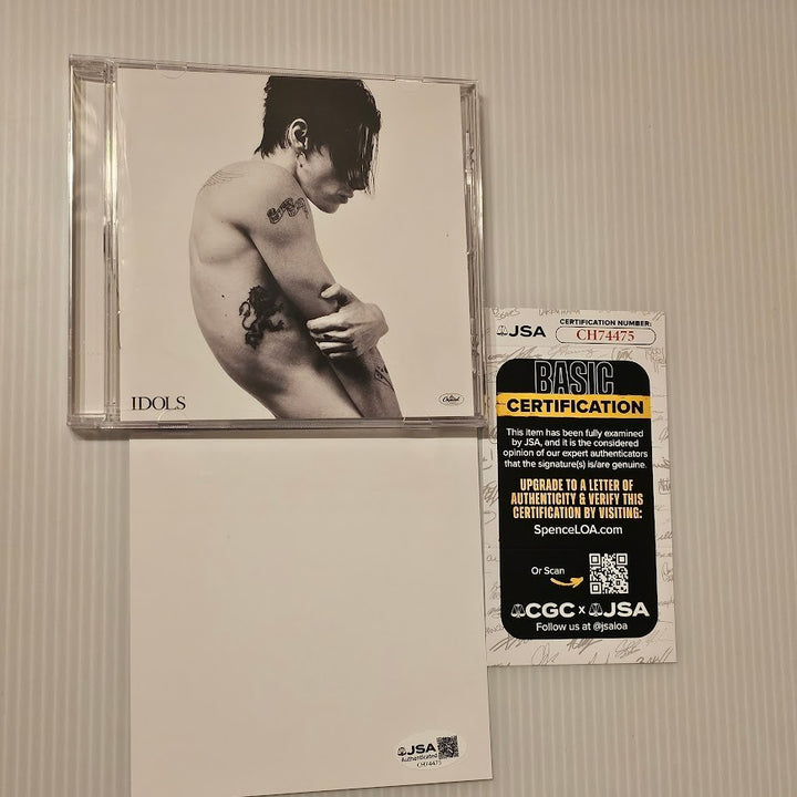 Yungblud signed Autographed Idols CD JSA  COA