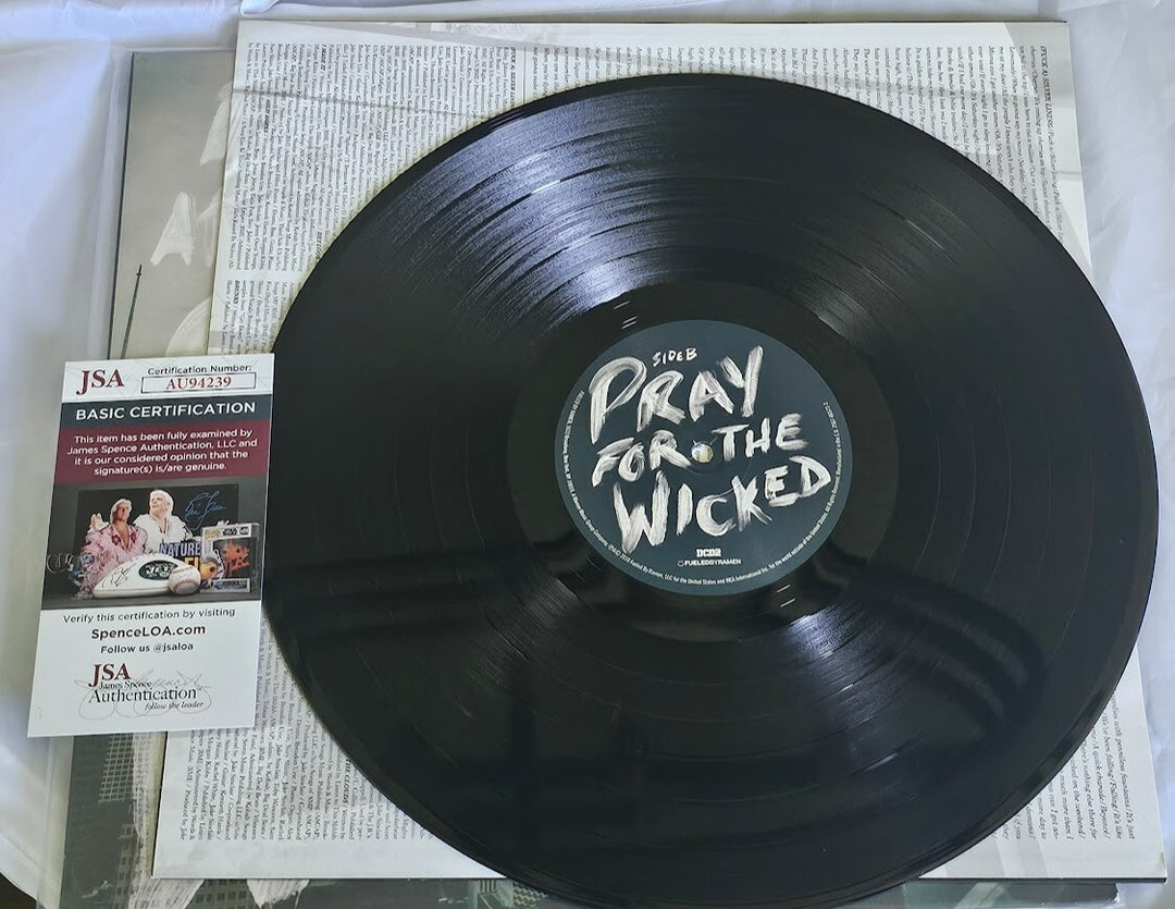 Brendon Urie Signed PRAY FOR THE WICKED Record LP Vinyl Panic at the Disco JSA