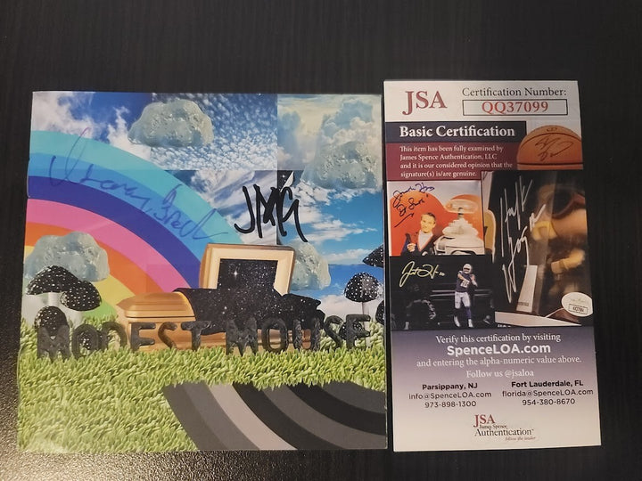 Modest Mouse  Signed Autographed CD  Framed JSA Isaac Brock Jeremiah Green