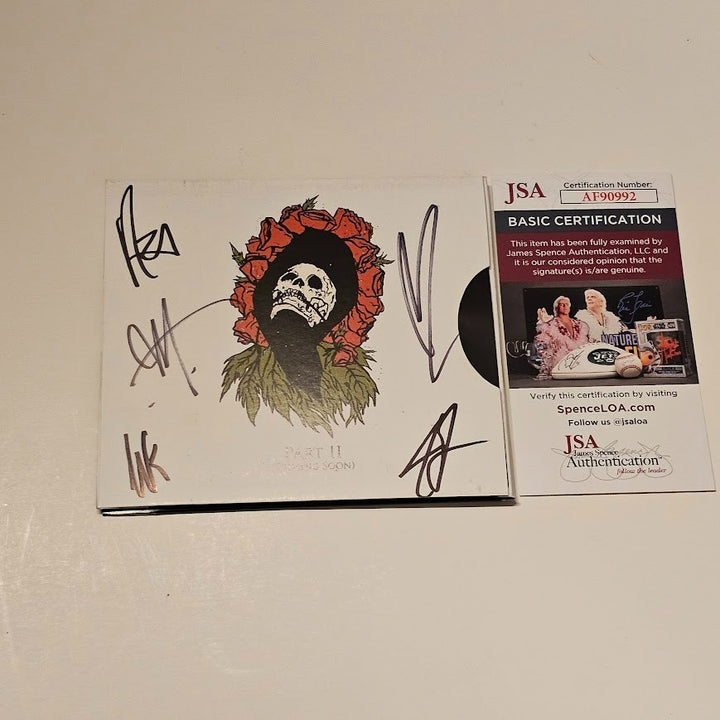 Blue October Band Signed Autographed Spinning the Truth Around Part 1 CD JSA COA