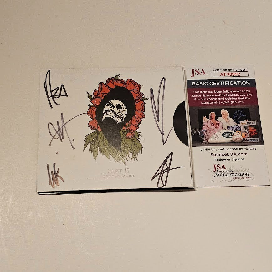 Blue October Band Signed Autographed Spinning the Truth Around Part 1 CD JSA COA