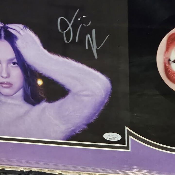 Olivia Rodrigo Signed Autographed  Guts LP  JSA Certified Professionally Framed