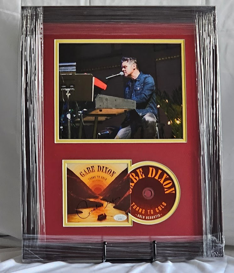 Gabe Dixon Signed Turns to Gold  CD Signed Autographed JSA COA