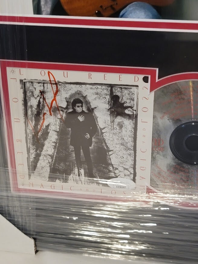 Lou Reed Autographed Signed CD Magic and Loss JSA Certified Framed