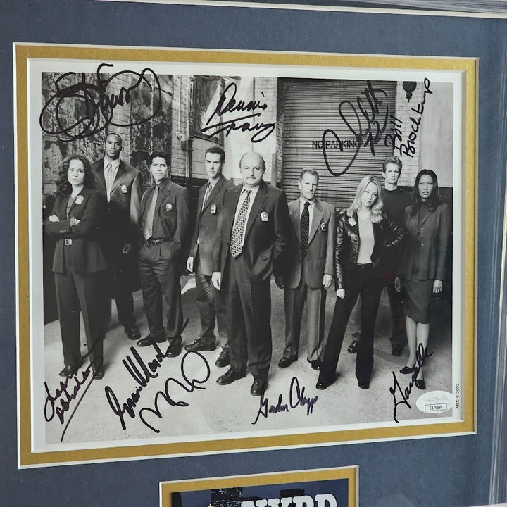 NYPD Blue Cast Signed Autographed  8x10 photo  picture Dennis Franz +8 JSA COA